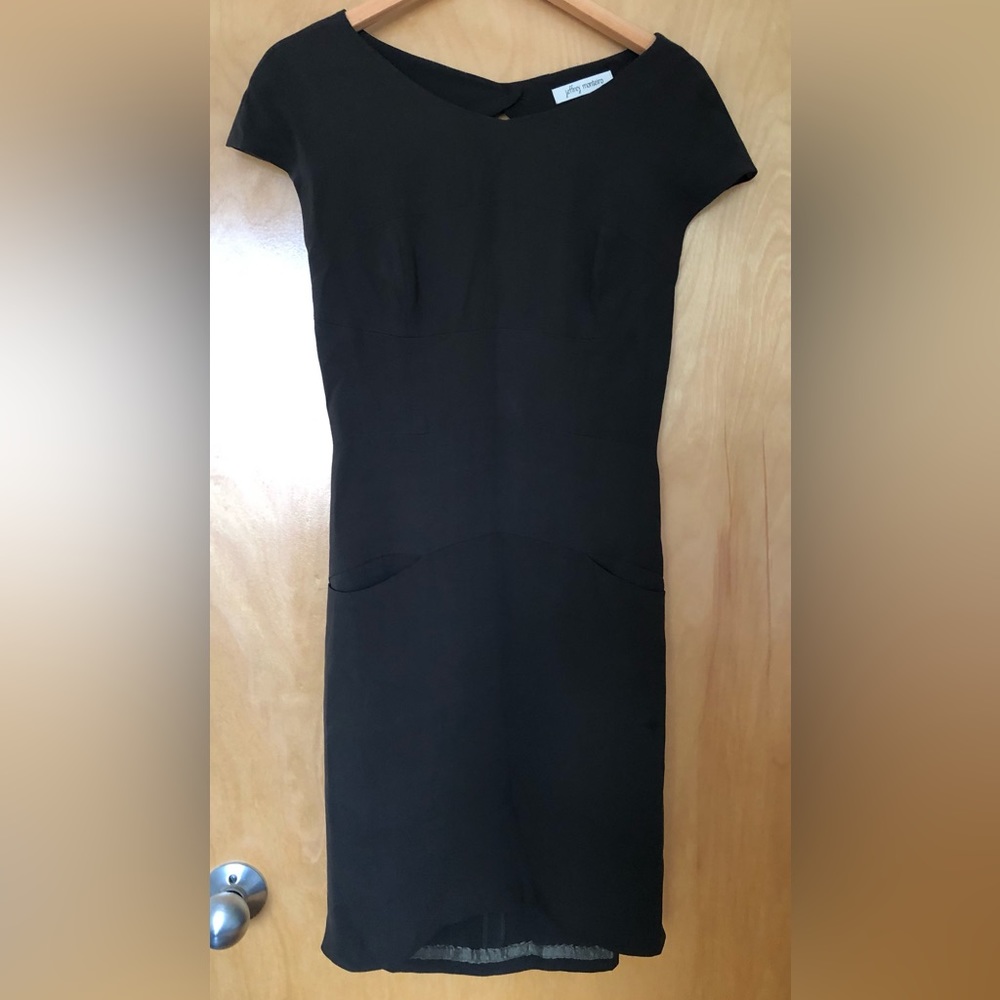 olive cut out dress